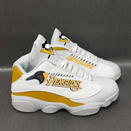 Ideafootwear Pittsburgh Penguins AJ13 Sneakers Shoes For Men And Women 1