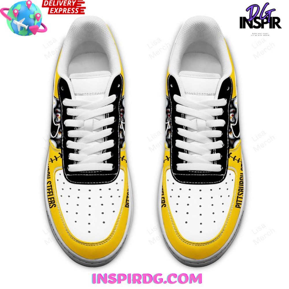 Ideafootwear Pittsburgh Steelers Air Low-Top Sneakers Shoes For Men And Women 10