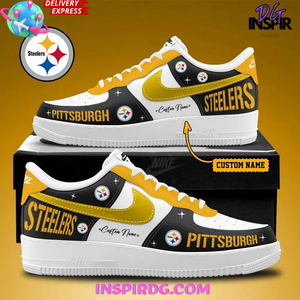 Ideafootwear Pittsburgh Steelers Air Low-Top Sneakers Shoes For Men And Women 1