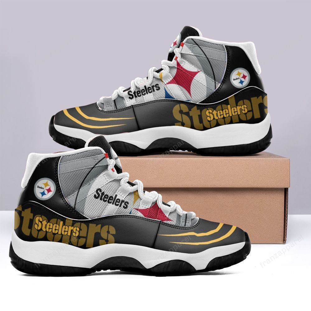Ideafootwear Pittsburgh Steelers AJ13 Sneakers Shoes For Men And Women 42