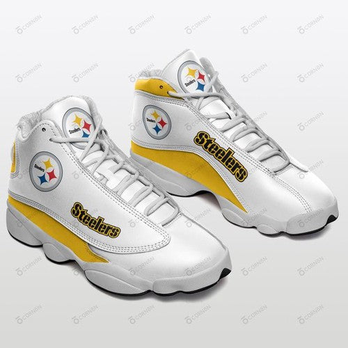 Ideafootwear Pittsburgh Steelers AJ13 Sneakers Shoes For Men And Women 38