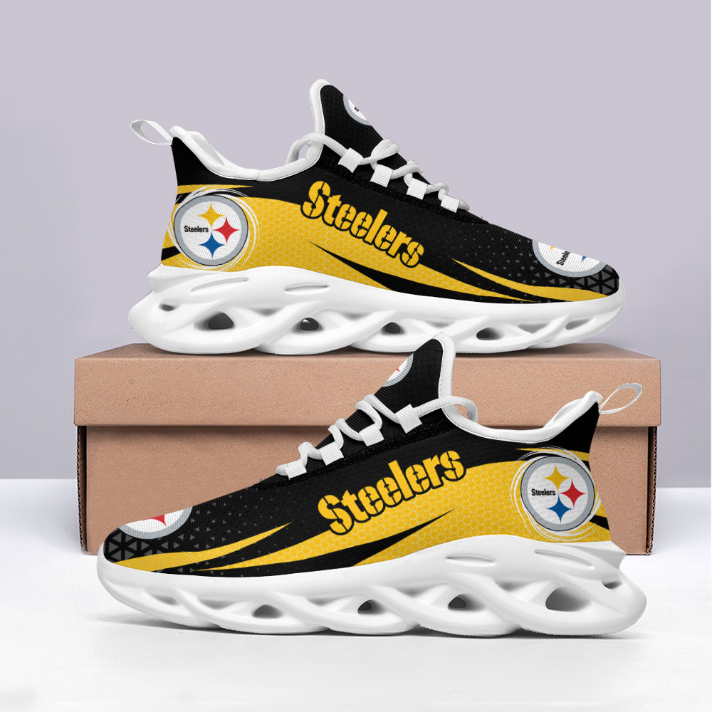 Ideafootwear Pittsburgh Steelers Max Soul Shoes Sneakers For Men And Women 48