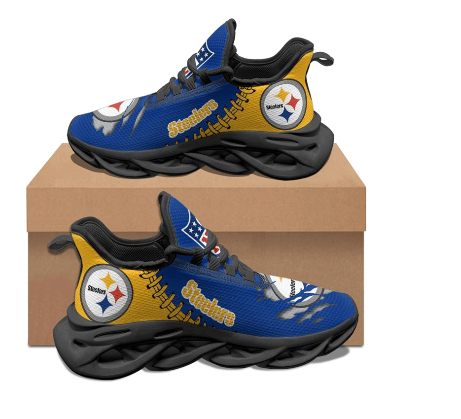 Ideafootwear Pittsburgh Steelers Max Soul Shoes Sneakers For Men And Women 88