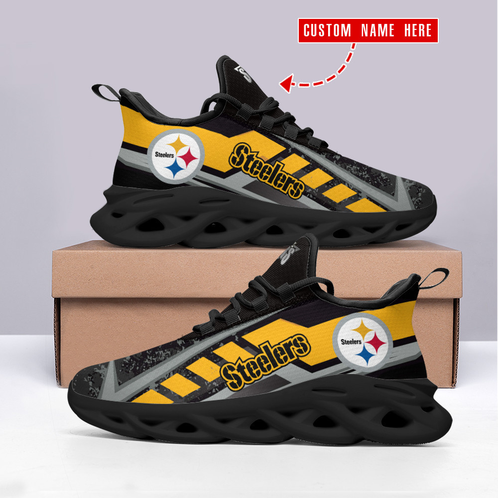 Ideafootwear Pittsburgh Steelers Max Soul Shoes Sneakers For Men And Women 97