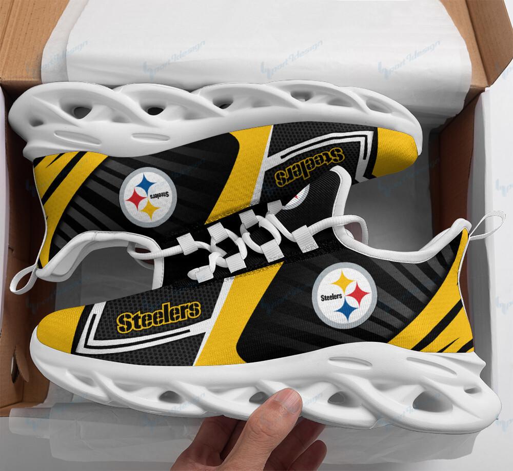 Ideafootwear Pittsburgh Steelers Max Soul Shoes Sneakers For Men And Women 61