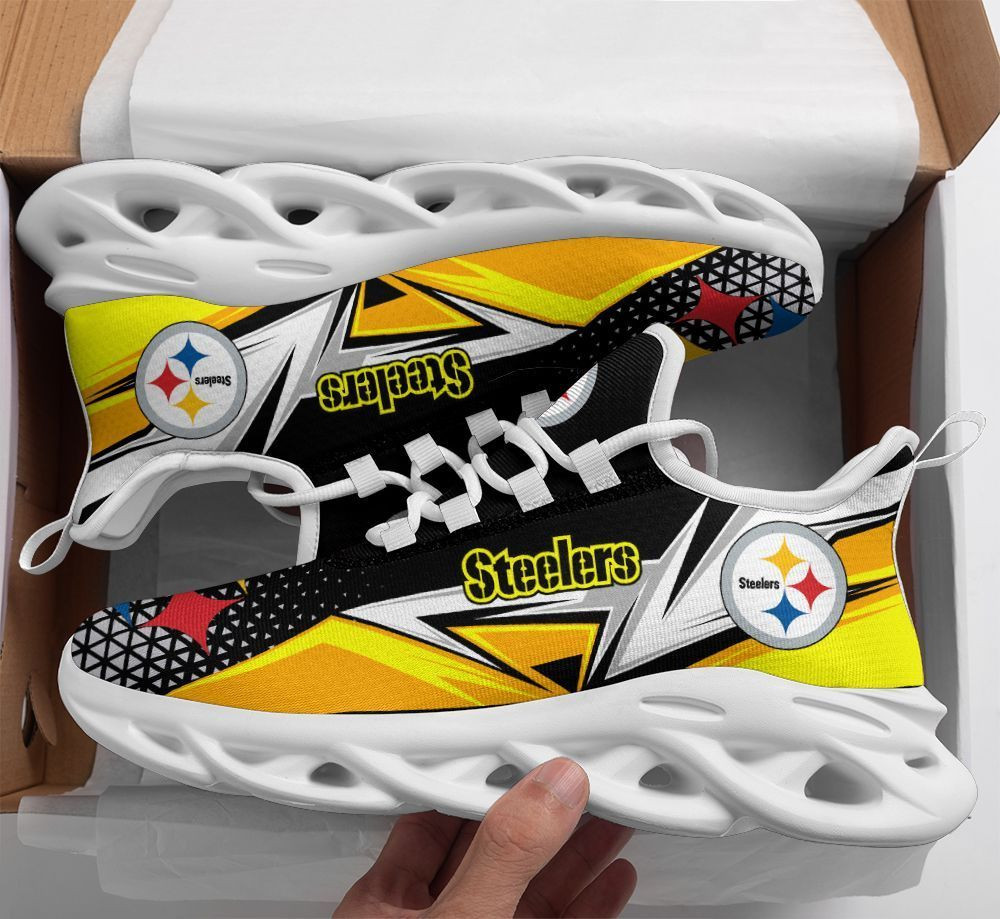 Ideafootwear Pittsburgh Steelers Max Soul Shoes Sneakers For Men And Women 151