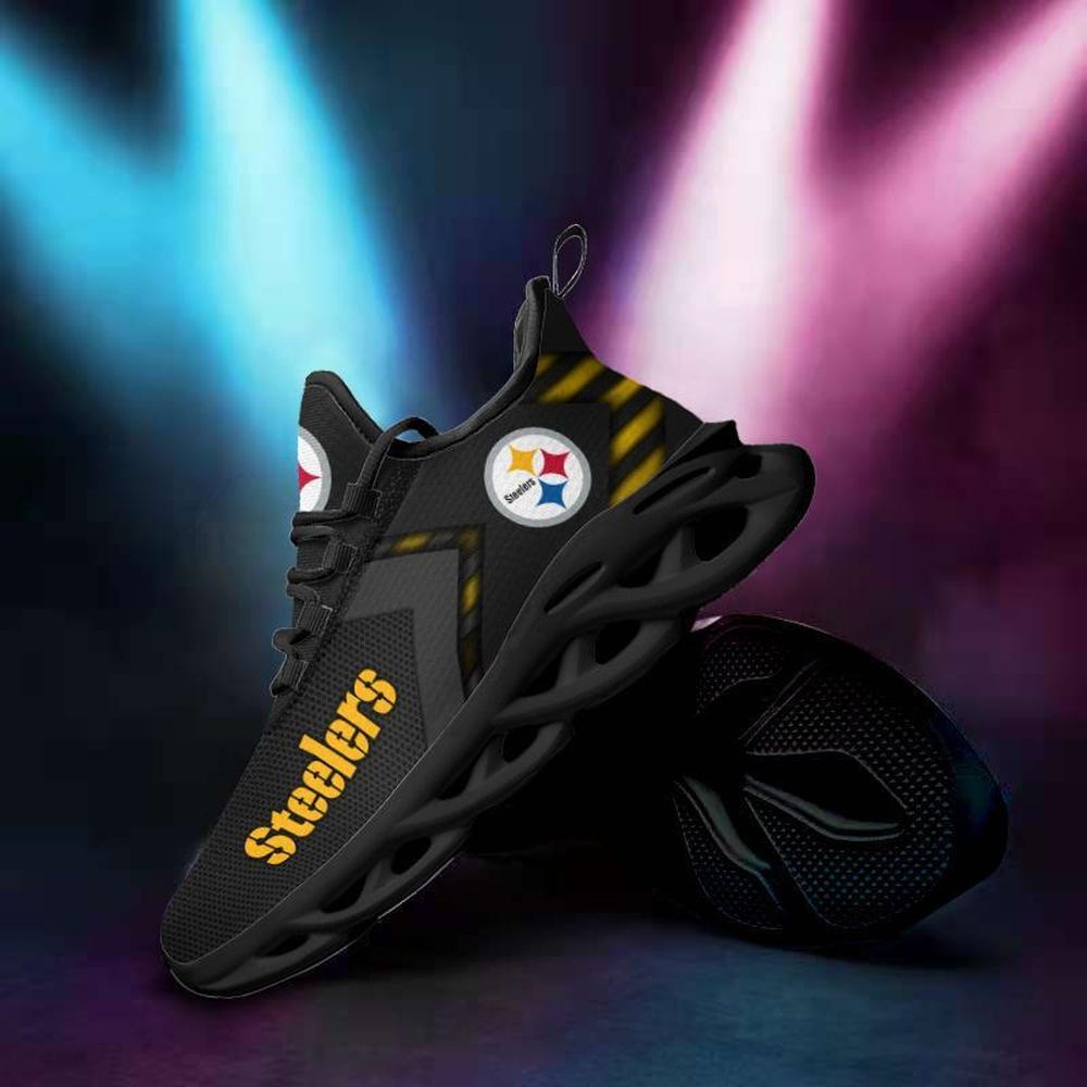 Ideafootwear Pittsburgh Steelers Max Soul Shoes Sneakers For Men And Women 22