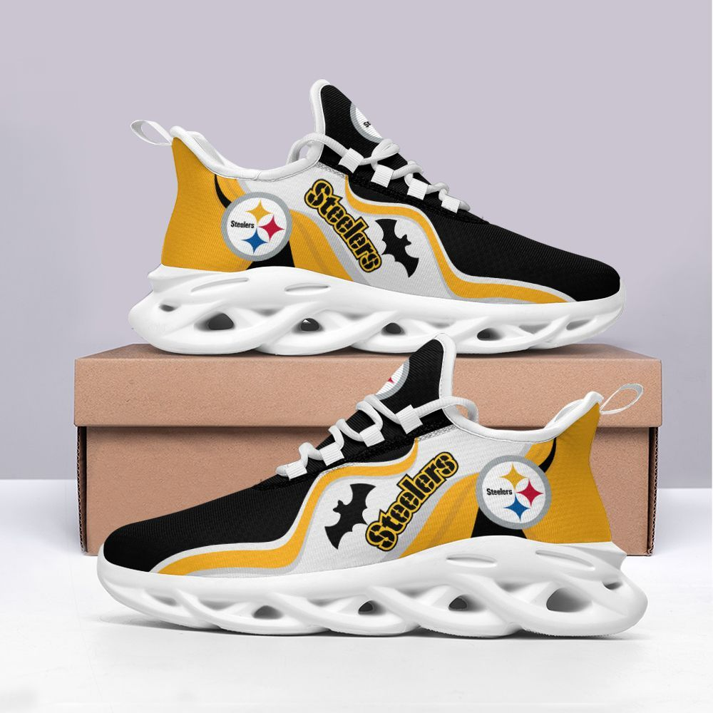 Ideafootwear Pittsburgh Steelers Max Soul Shoes Sneakers For Men And Women 41