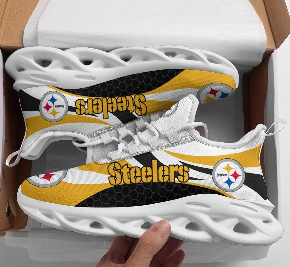 Ideafootwear Pittsburgh Steelers Max Soul Shoes Sneakers For Men And Women 25