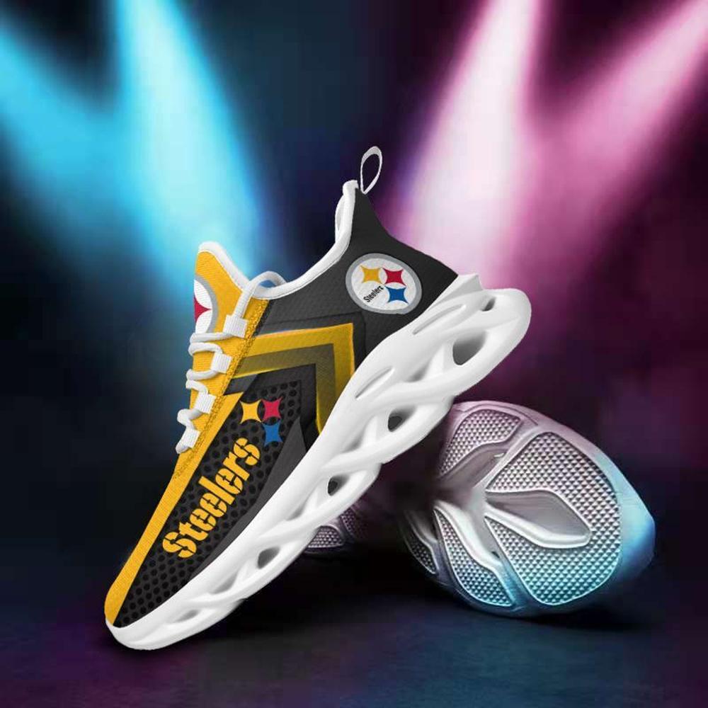 Ideafootwear Pittsburgh Steelers Max Soul Shoes Sneakers For Men And Women 21
