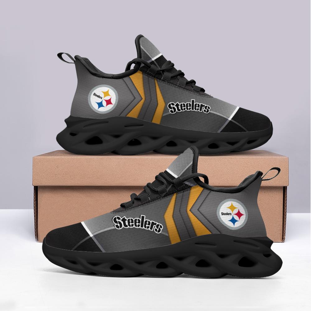 Ideafootwear Pittsburgh Steelers Max Soul Shoes Sneakers For Men And Women 81