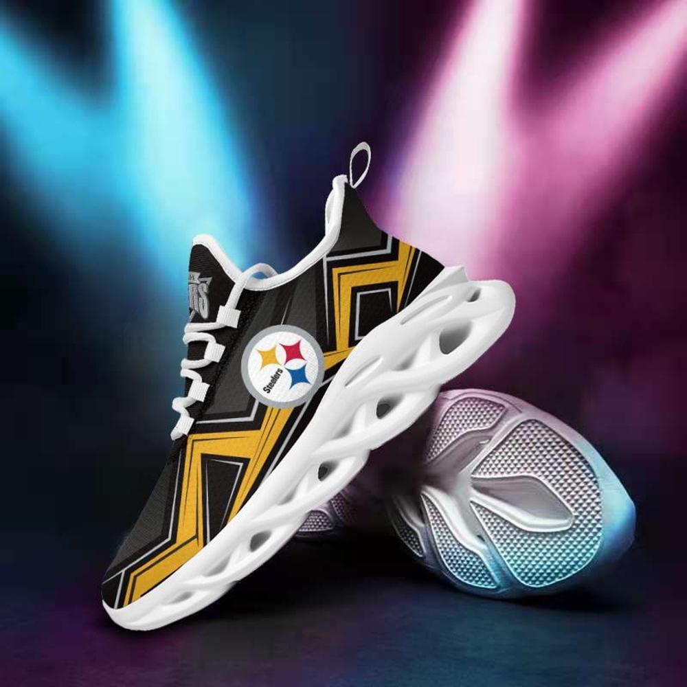 Ideafootwear Pittsburgh Steelers Max Soul Shoes Sneakers For Men And Women 33
