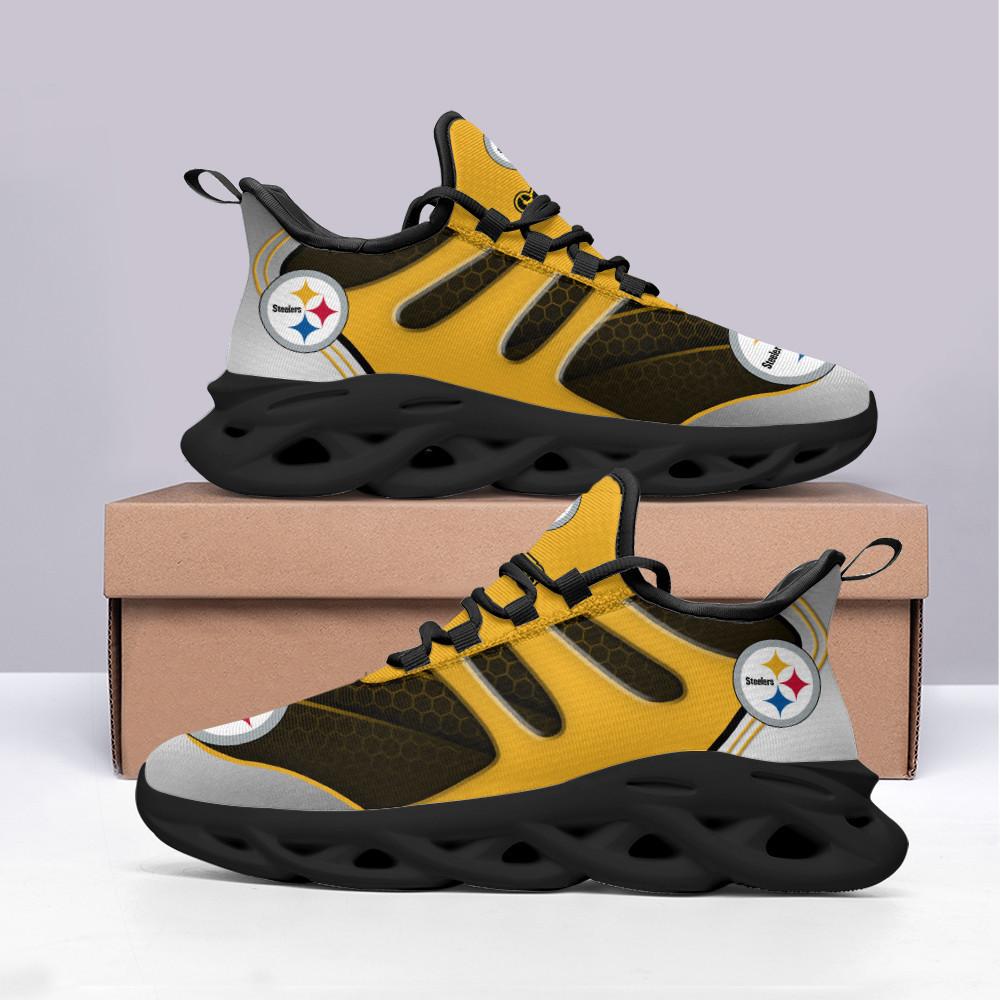 Ideafootwear Pittsburgh Steelers Max Soul Shoes Sneakers For Men And Women 67