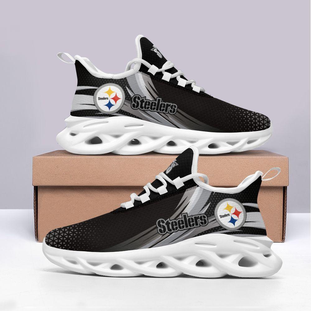 Ideafootwear Pittsburgh Steelers Max Soul Shoes Sneakers For Men And Women 12