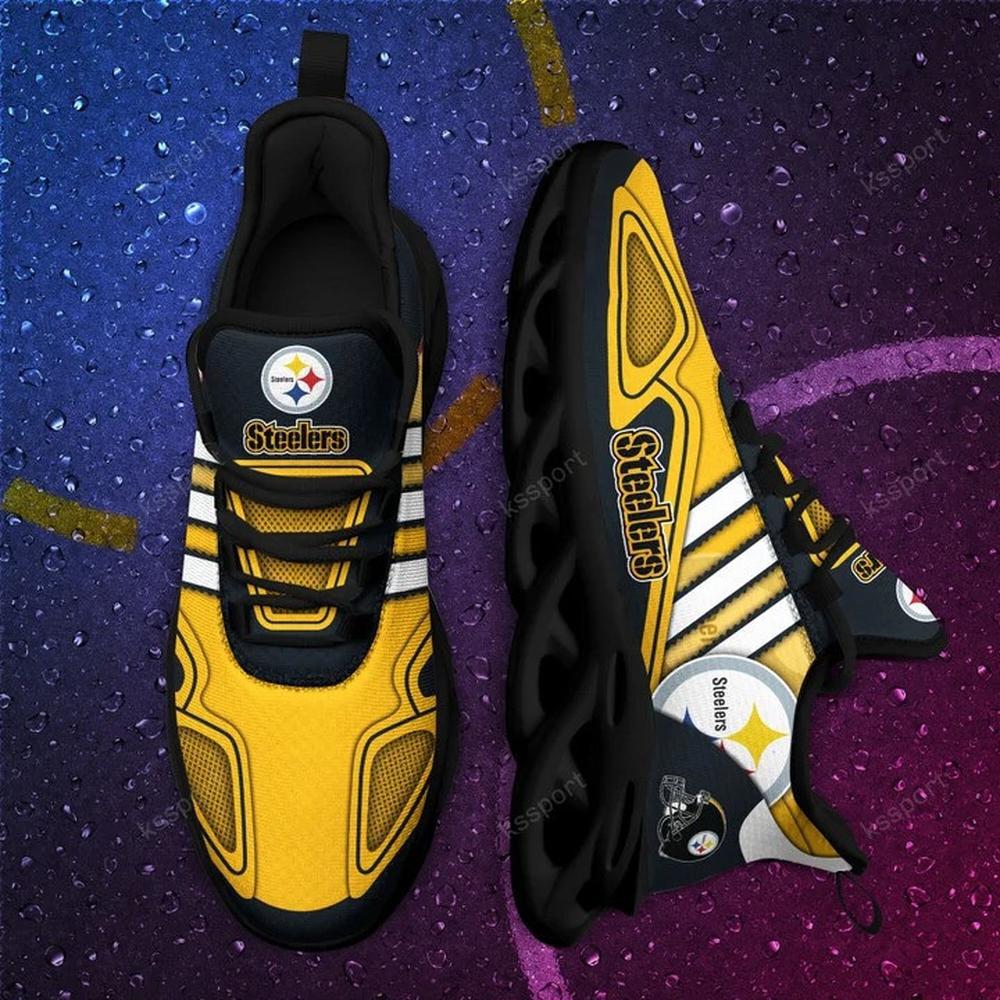 Ideafootwear Pittsburgh Steelers Max Soul Shoes Sneakers For Men And Women 73