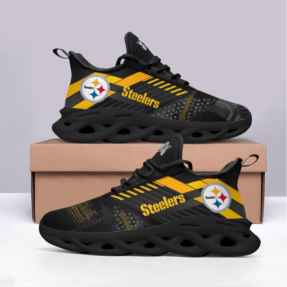 Ideafootwear Pittsburgh Steelers Max Soul Shoes Sneakers For Men And Women 74