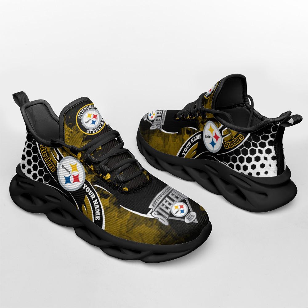Ideafootwear Pittsburgh Steelers Max Soul Shoes Sneakers For Men And Women 103