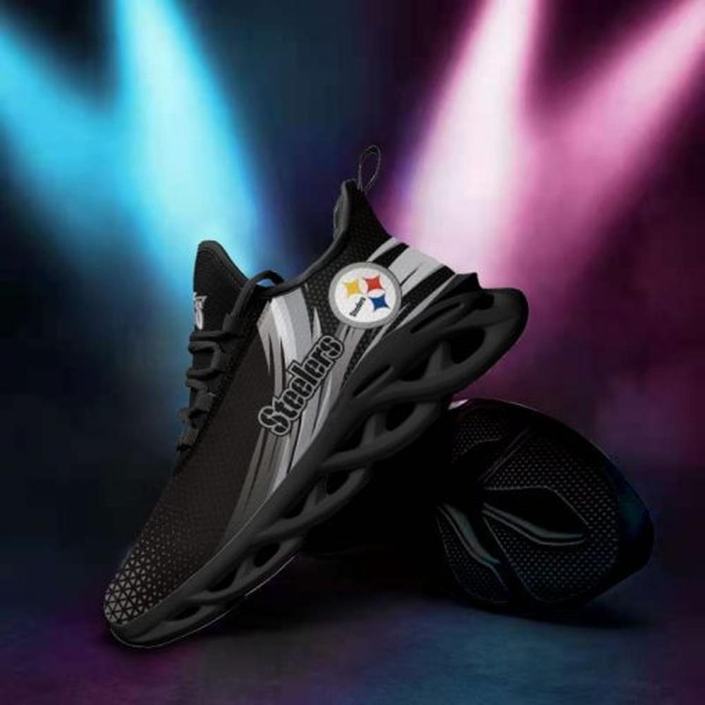 Ideafootwear Pittsburgh Steelers Max Soul Shoes Sneakers For Men And Women 12