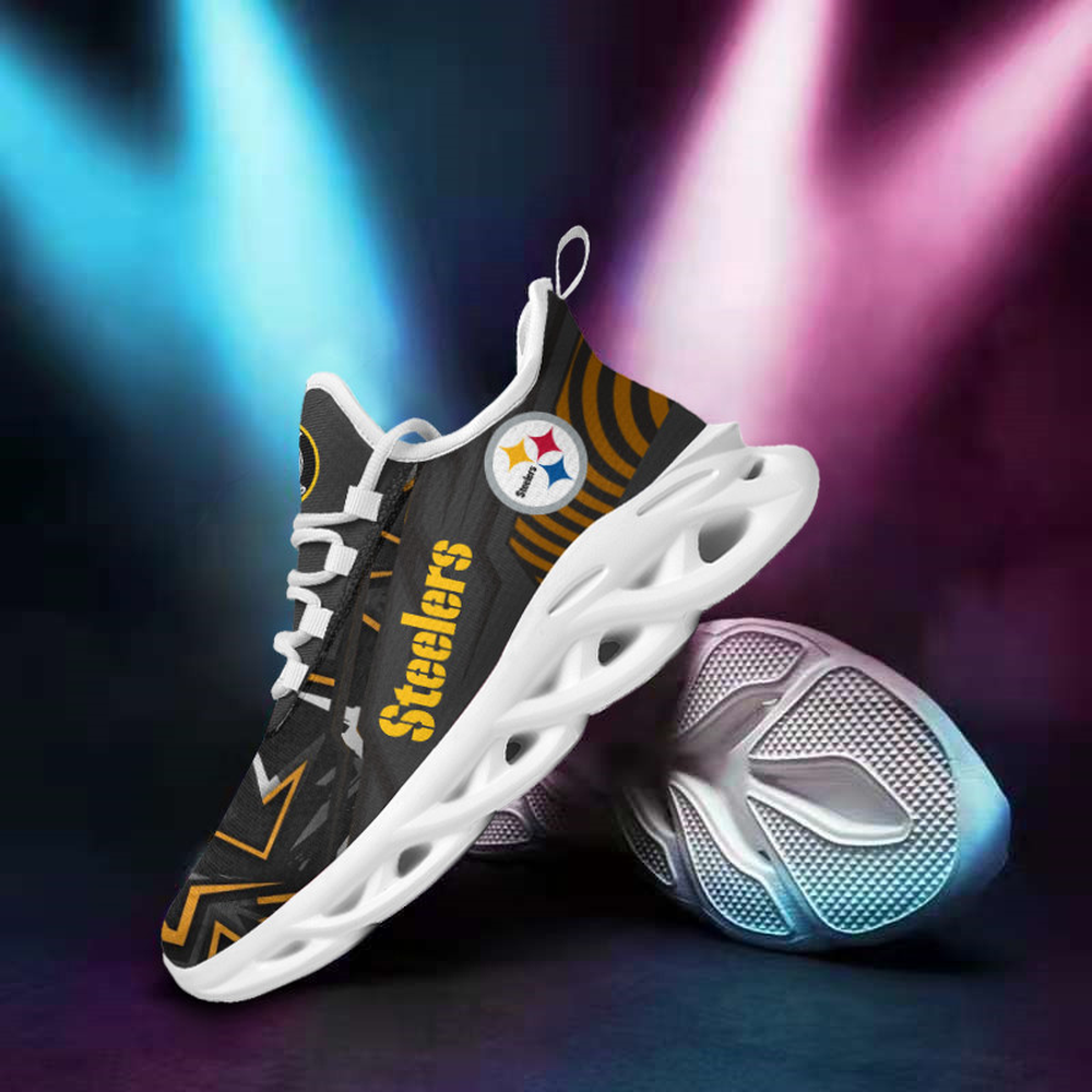 Ideafootwear Pittsburgh Steelers Max Soul Shoes Sneakers For Men And Women 176