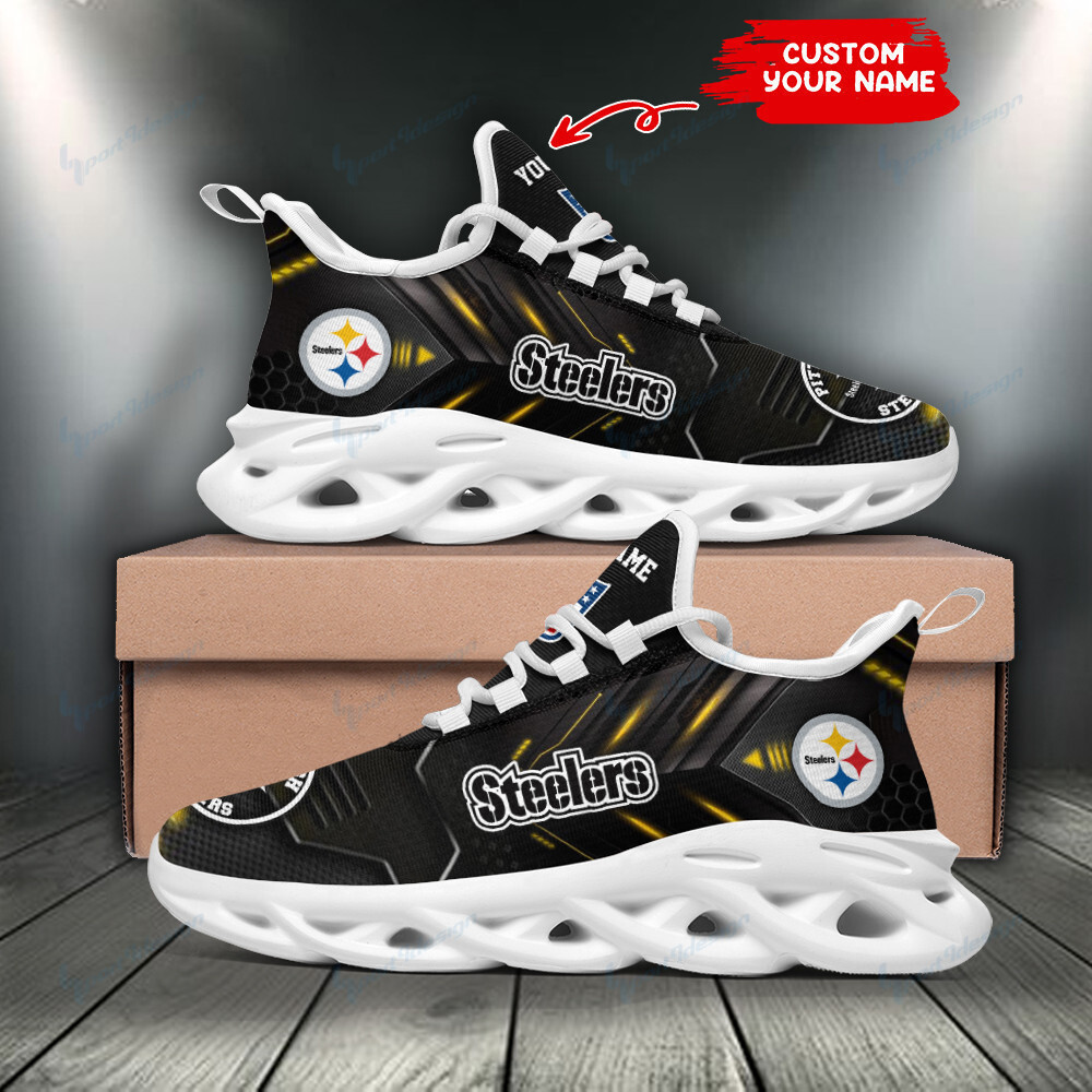 Ideafootwear Pittsburgh Steelers Max Soul Shoes Sneakers For Men And Women 134
