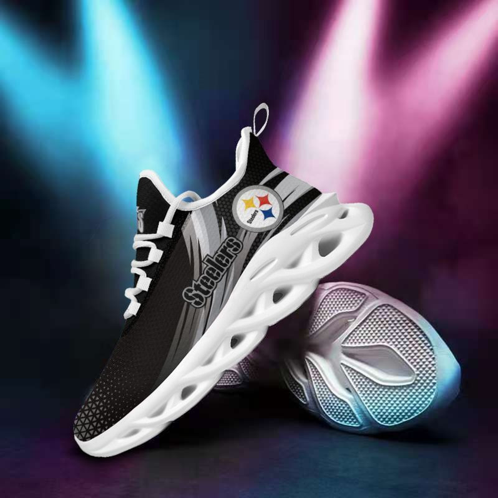 Ideafootwear Pittsburgh Steelers Max Soul Shoes Sneakers For Men And Women 12