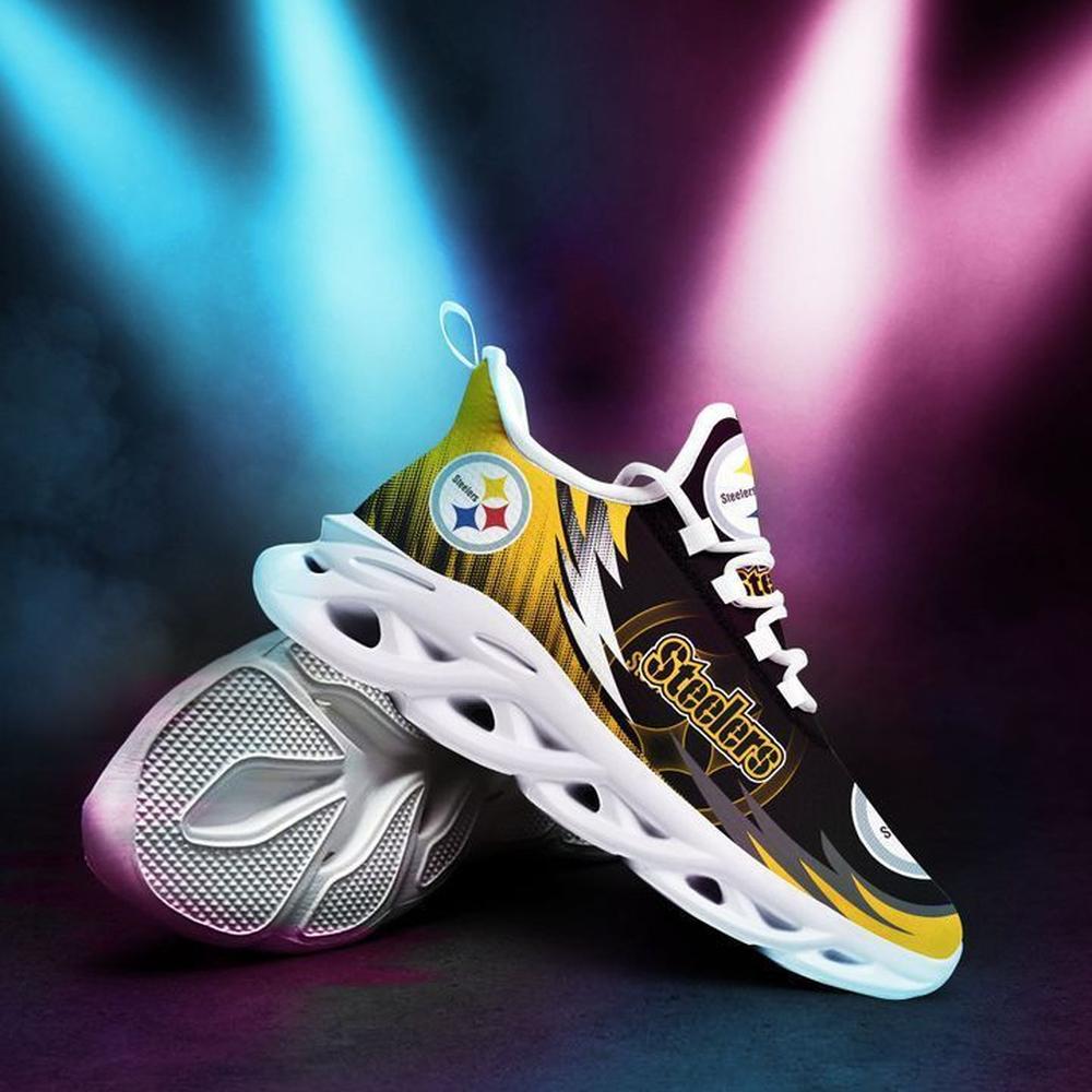 Ideafootwear Pittsburgh Steelers Max Soul Shoes Sneakers For Men And Women 4