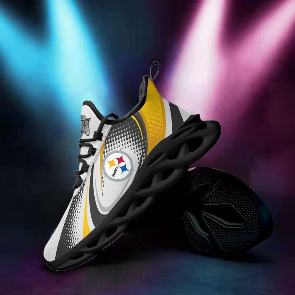 Ideafootwear Pittsburgh Steelers Max Soul Shoes Sneakers For Men And Women 31