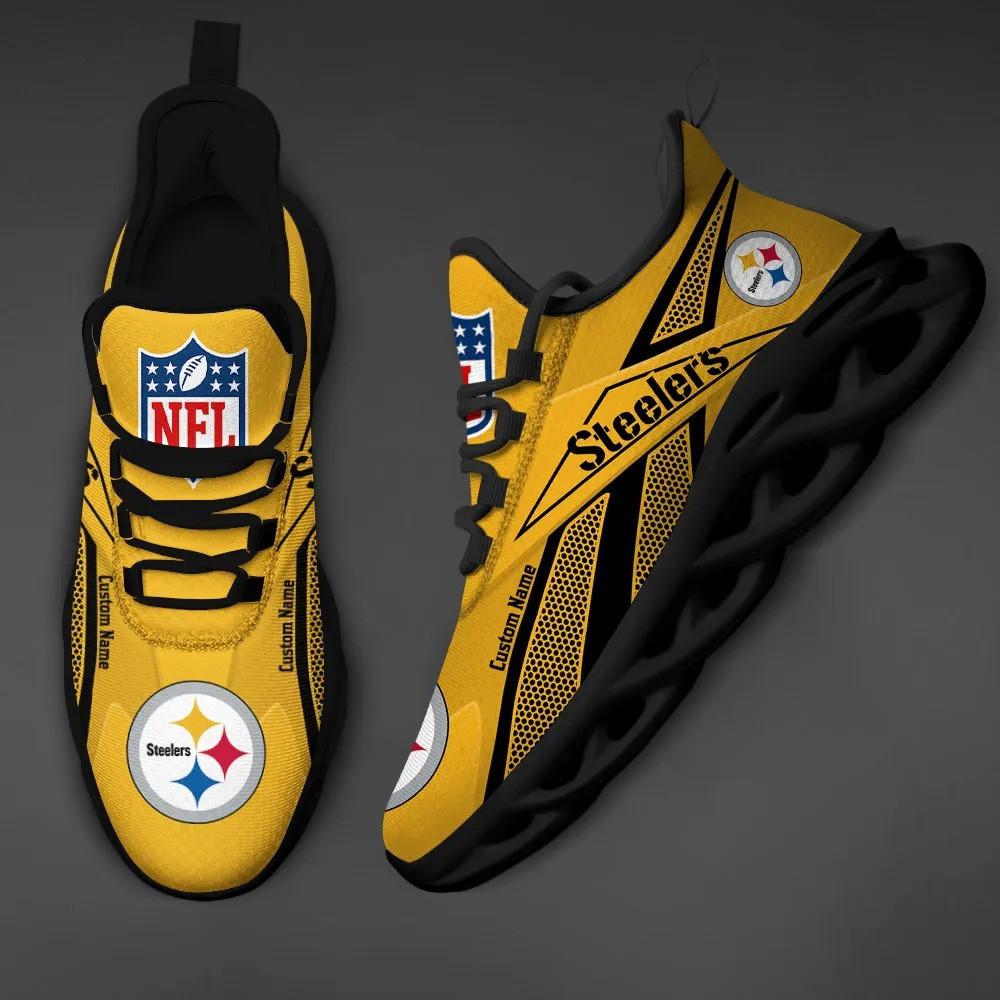 Ideafootwear Pittsburgh Steelers Max Soul Shoes Sneakers For Men And Women 1