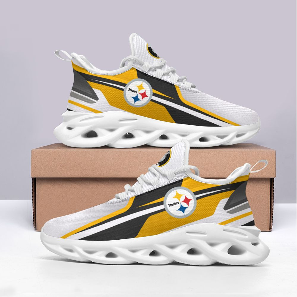Ideafootwear Pittsburgh Steelers Max Soul Shoes Sneakers For Men And Women 37
