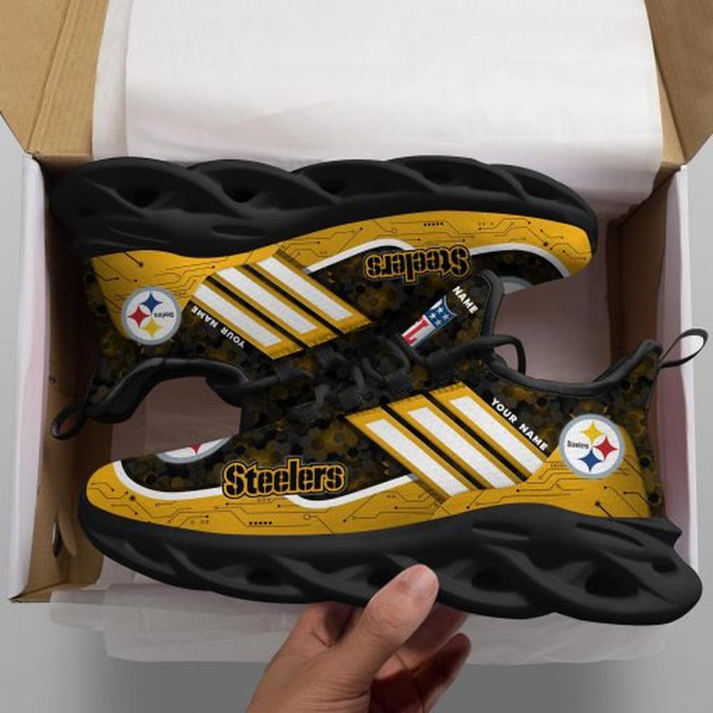 Ideafootwear Pittsburgh Steelers Max Soul Shoes Sneakers For Men And Women 140