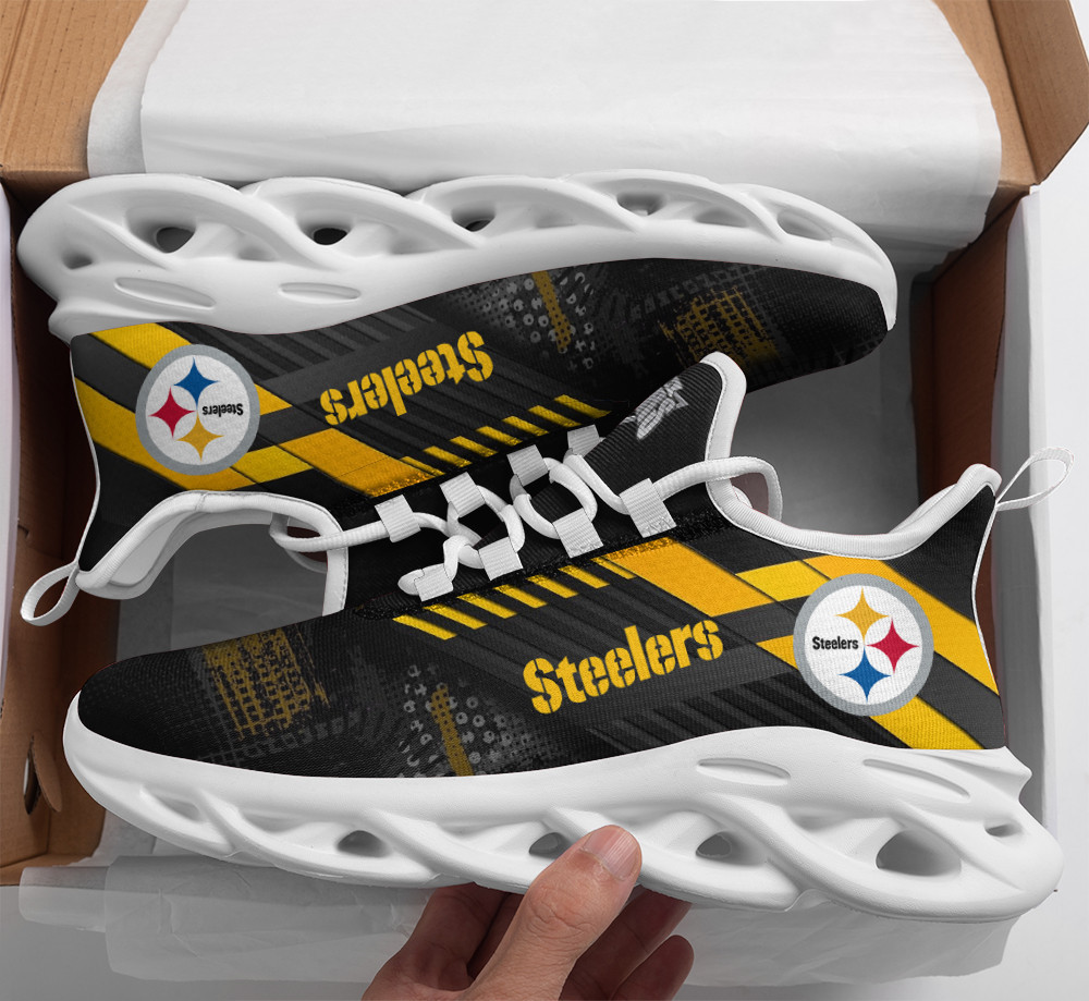 Ideafootwear Pittsburgh Steelers Max Soul Shoes Sneakers For Men And Women 74