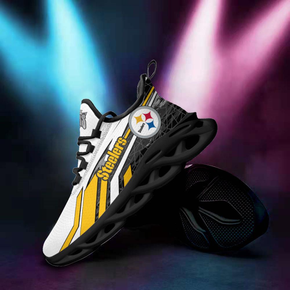 Ideafootwear Pittsburgh Steelers Max Soul Shoes Sneakers For Men And Women 68