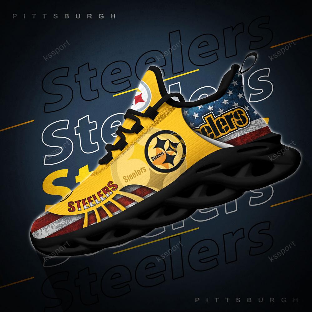 Ideafootwear Pittsburgh Steelers Max Soul Shoes Sneakers For Men And Women 80