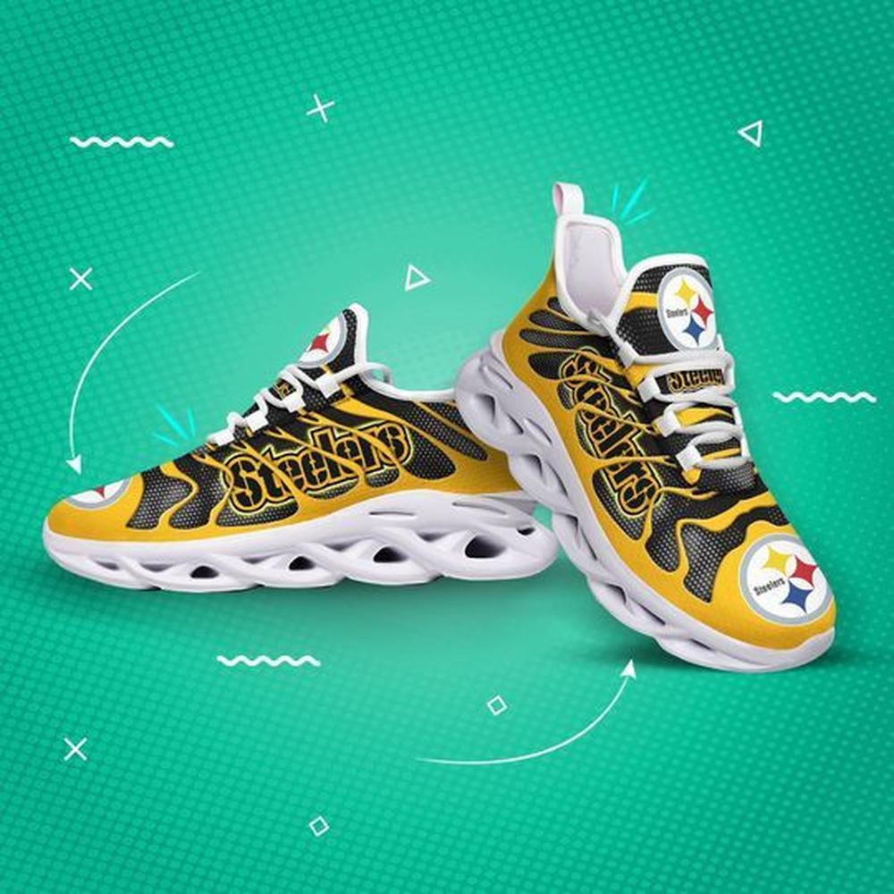 Ideafootwear Pittsburgh Steelers Max Soul Shoes Sneakers For Men And Women 17