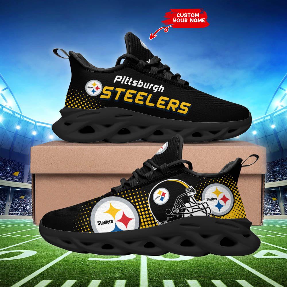 Ideafootwear Pittsburgh Steelers Max Soul Shoes Sneakers For Men And Women 116