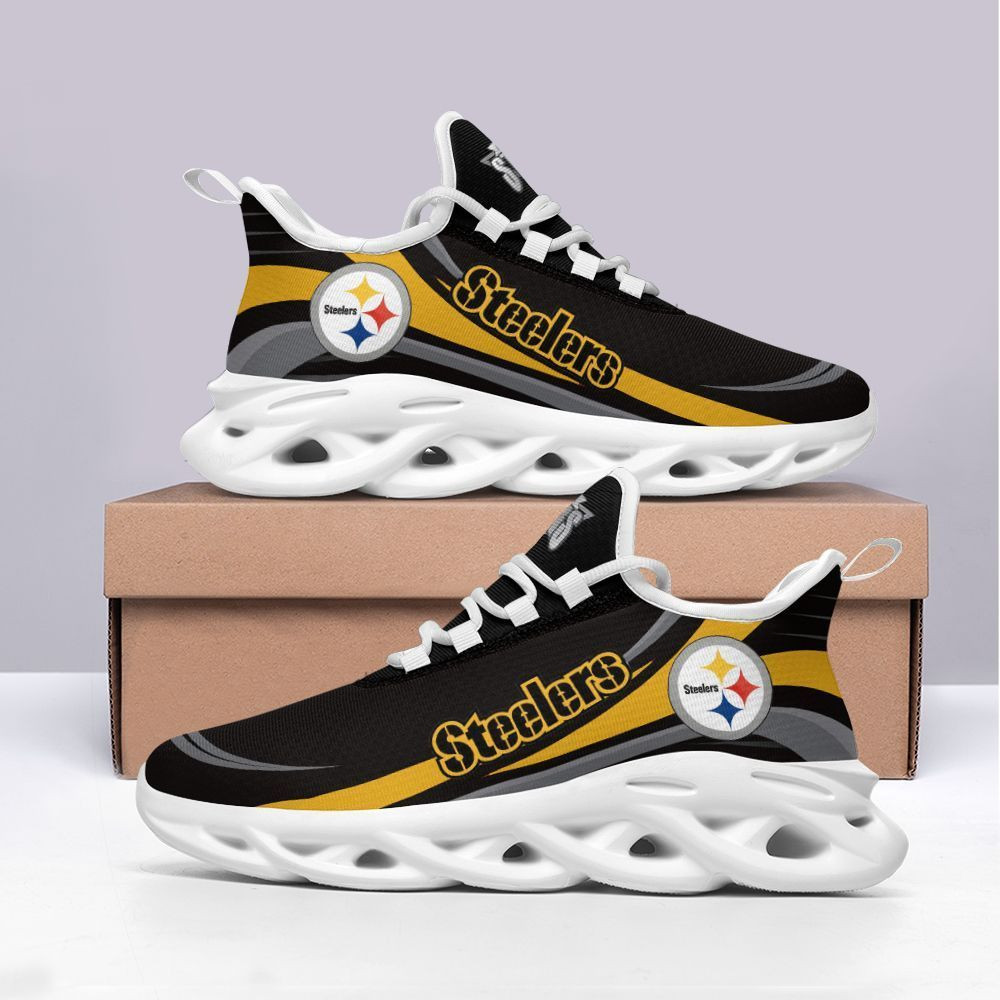 Ideafootwear Pittsburgh Steelers Max Soul Shoes Sneakers For Men And Women 152