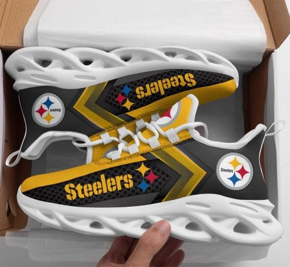 Ideafootwear Pittsburgh Steelers Max Soul Shoes Sneakers For Men And Women 21