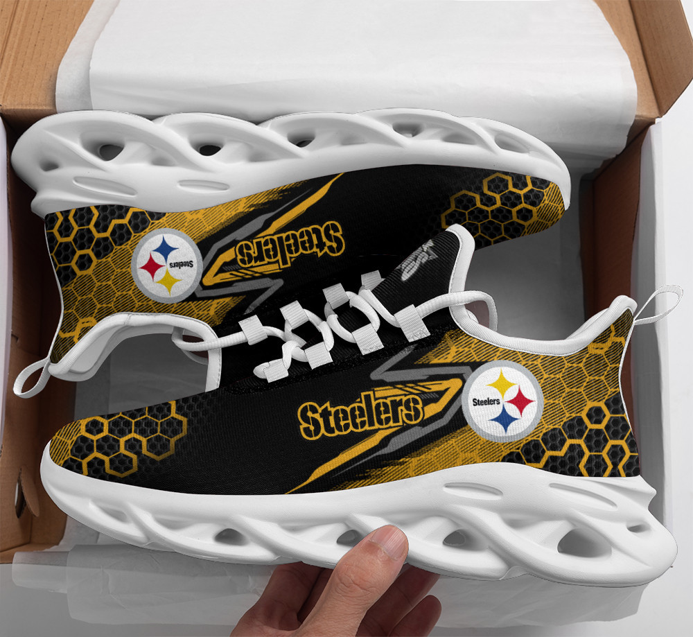 Ideafootwear Pittsburgh Steelers Max Soul Shoes Sneakers For Men And Women 141