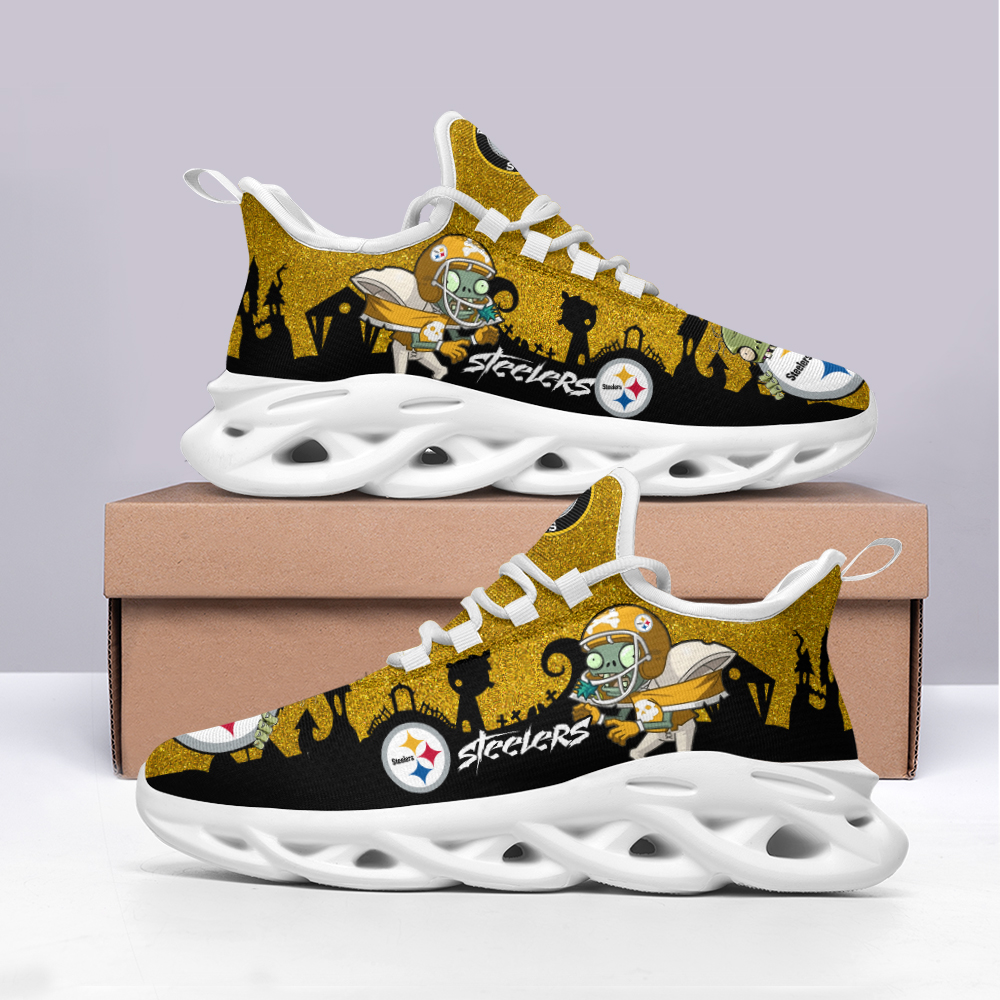 Ideafootwear Pittsburgh Steelers Max Soul Shoes Sneakers For Men And Women 87