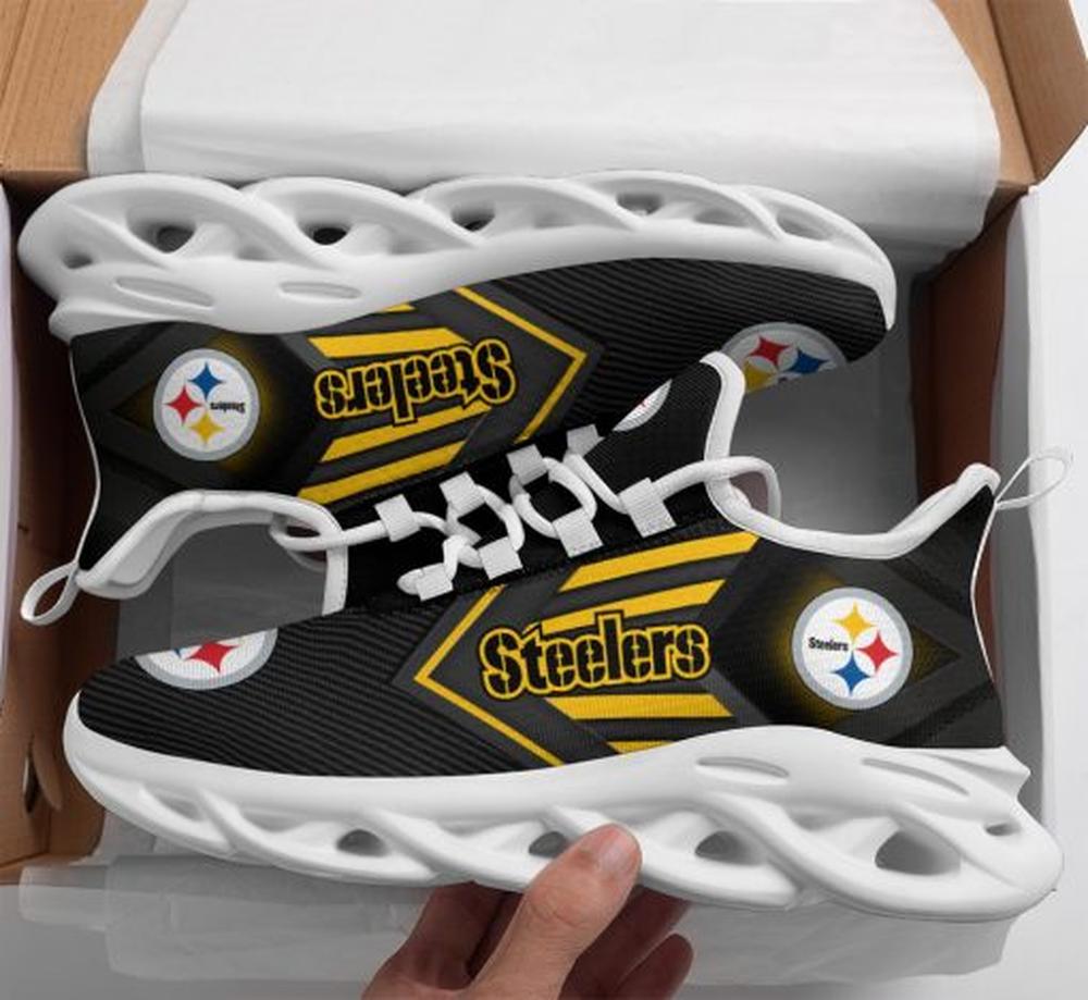 Ideafootwear Pittsburgh Steelers Max Soul Shoes Sneakers For Men And Women 150