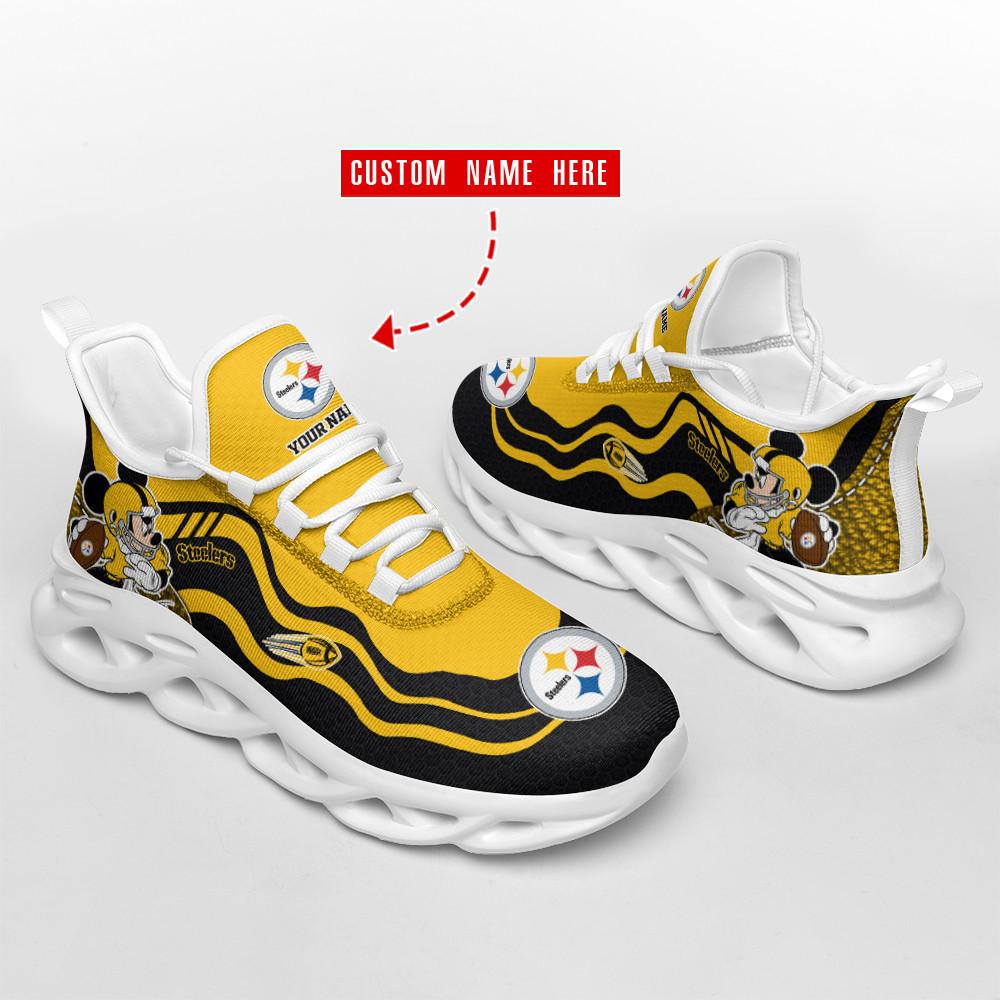 Ideafootwear Pittsburgh Steelers Max Soul Shoes Sneakers For Men And Women 117