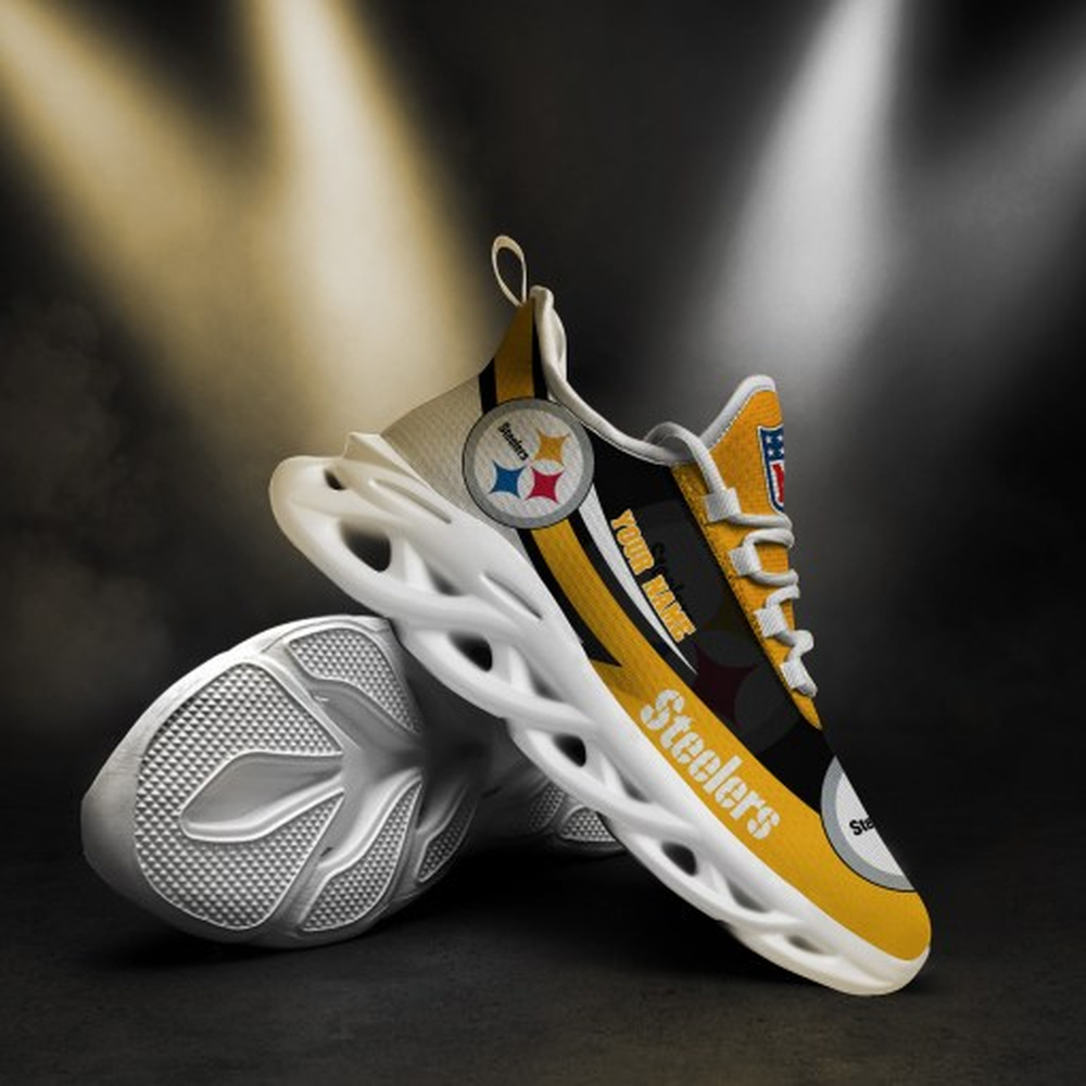 Ideafootwear Pittsburgh Steelers Max Soul Shoes Sneakers For Men And Women 115