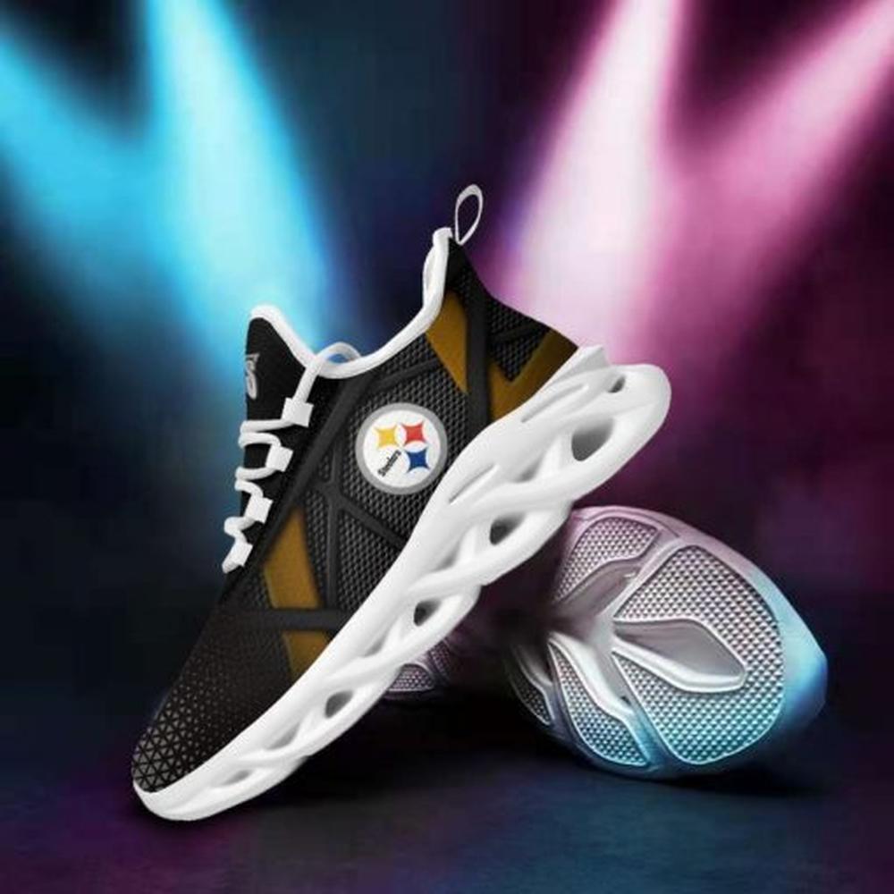 Ideafootwear Pittsburgh Steelers Max Soul Shoes Sneakers For Men And Women 10