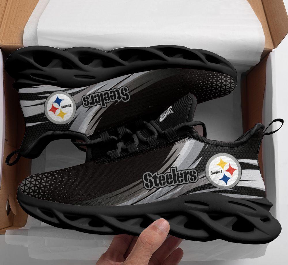 Ideafootwear Pittsburgh Steelers Max Soul Shoes Sneakers For Men And Women 12