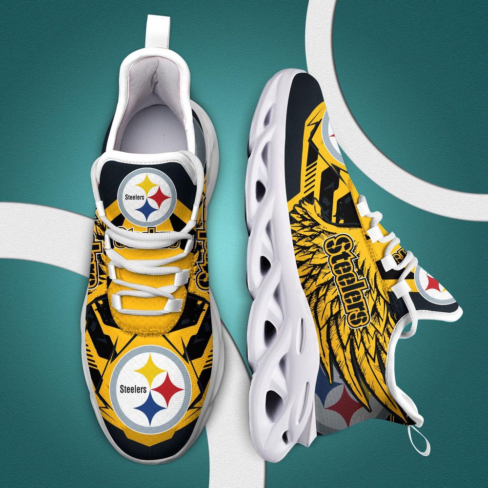 Ideafootwear Pittsburgh Steelers Max Soul Shoes Sneakers For Men And Women 3