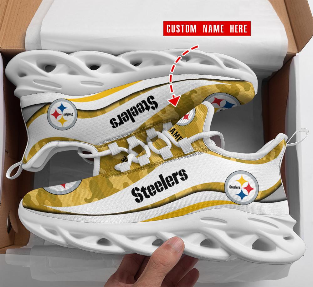 Ideafootwear Pittsburgh Steelers Max Soul Shoes Sneakers For Men And Women 102
