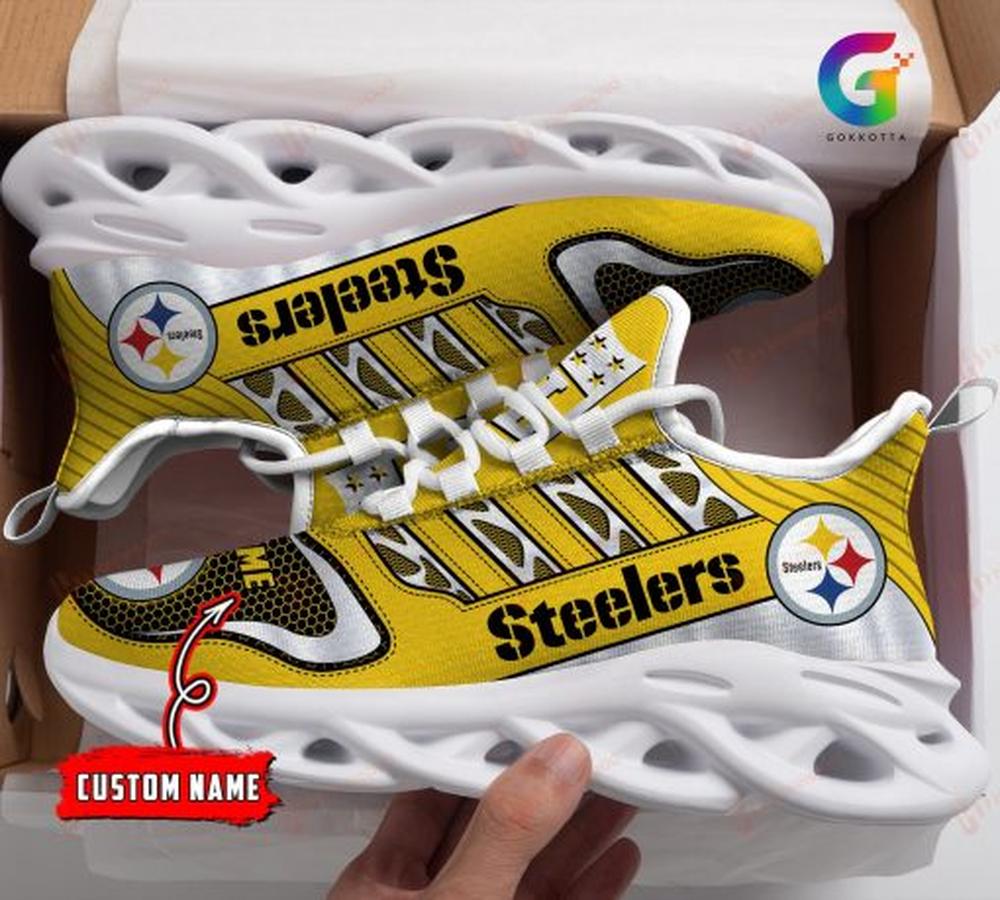Ideafootwear Pittsburgh Steelers Max Soul Shoes Sneakers For Men And Women 128