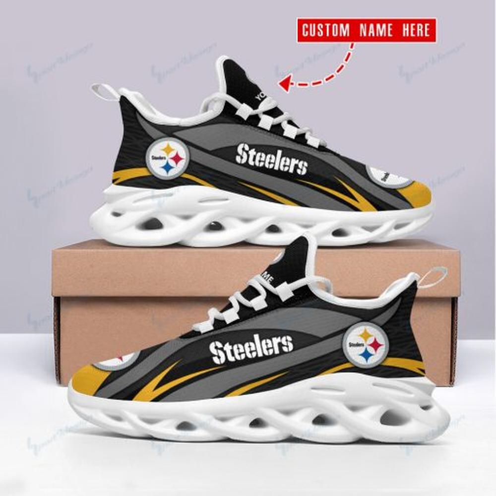 Ideafootwear Pittsburgh Steelers Max Soul Shoes Sneakers For Men And Women 119