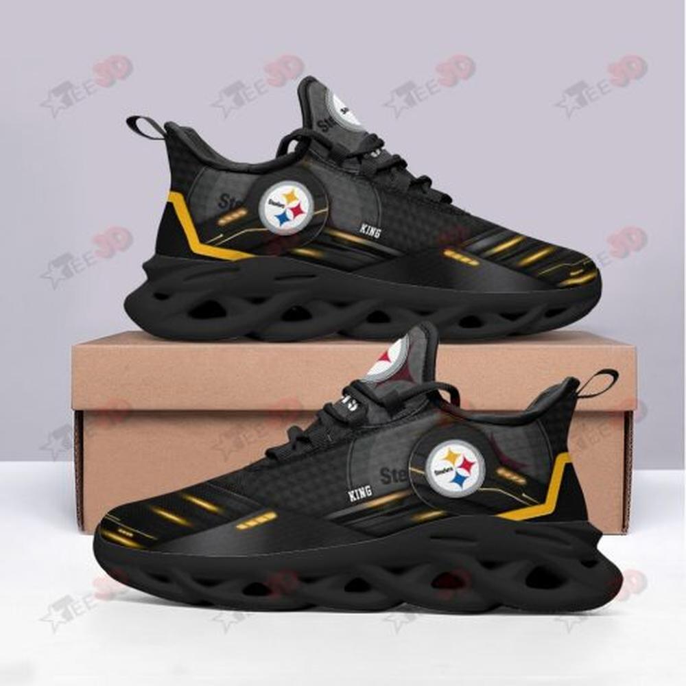 Ideafootwear Pittsburgh Steelers Max Soul Shoes Sneakers For Men And Women 143
