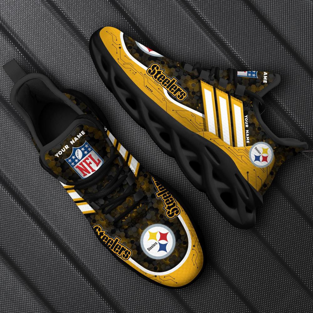 Ideafootwear Pittsburgh Steelers Max Soul Shoes Sneakers For Men And Women 140